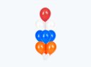 Helium tros - 10 ballonnen