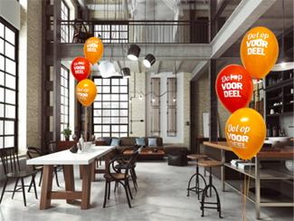 Helium tros - 3 ballonnen