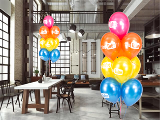 Helium tros - 10 ballonnen