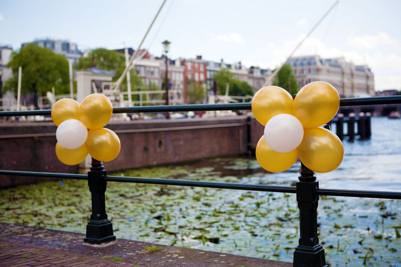Ballonnen bloem