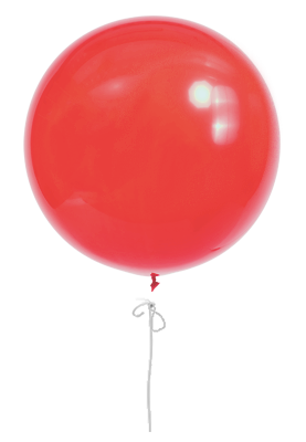 Rusteloosheid Dwingend Autonoom Reuze helium ballon met 4 kleine ballonnen